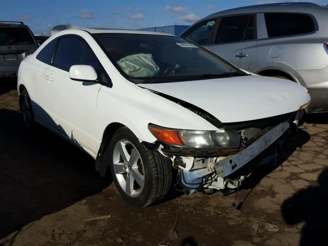 2HGFG12866H517047 - 2006 HONDA CIVIC EX WHITE photo 1