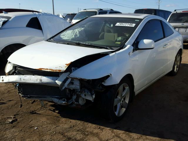2HGFG12866H517047 - 2006 HONDA CIVIC EX თეთრი ფოტო 2