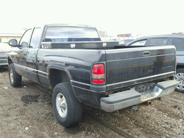 3B7HF13Z71M585322 - 2001 DODGE RAM 1500 BLACK photo 3