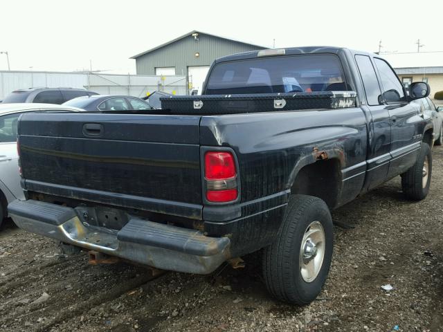 3B7HF13Z71M585322 - 2001 DODGE RAM 1500 BLACK photo 4