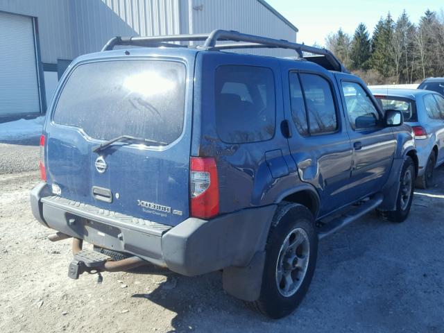 5N1MD28Y23C656470 - 2003 NISSAN XTERRA SE BLUE photo 4