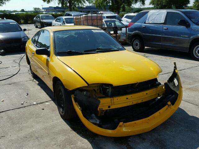 1G1JC12F137208489 - 2003 CHEVROLET CAVALIER YELLOW photo 1