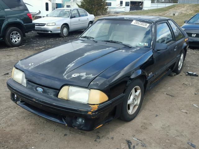 1FABP42E7HF232131 - 1987 FORD MUSTANG GT BLACK photo 2