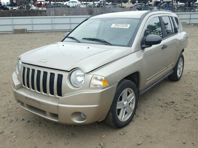1J4FF47B89D113217 - 2009 JEEP COMPASS SP GOLD photo 2