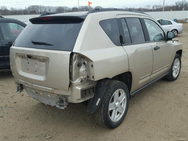 1J4FF47B89D113217 - 2009 JEEP COMPASS SP GOLD photo 4