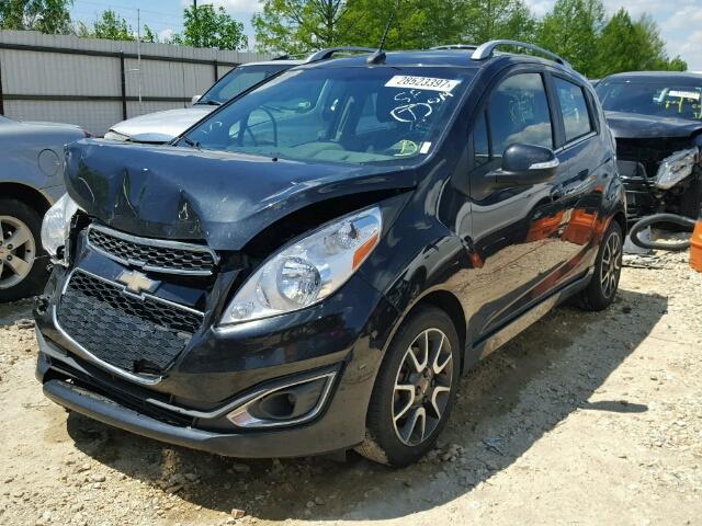 KL8CE6S94EC419903 - 2014 CHEVROLET SPARK 2LT BLACK photo 2