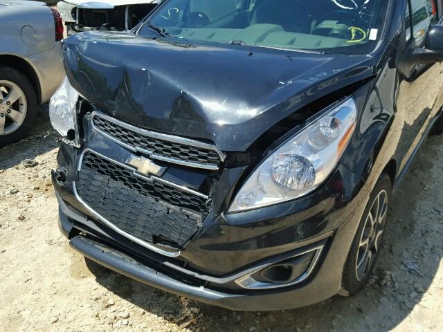 KL8CE6S94EC419903 - 2014 CHEVROLET SPARK 2LT BLACK photo 9