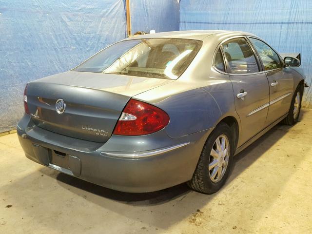 2G4WD532851326323 - 2005 BUICK LACROSSE C GREEN photo 4