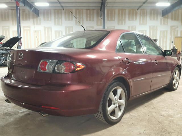 1YVHP80C765M24286 - 2006 MAZDA 6 I Kasztanowy zdjęcie 4