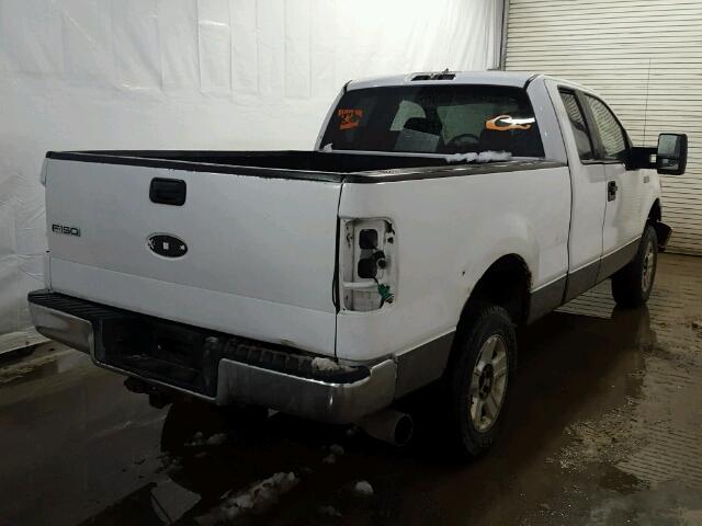 1FTRX14W78KD72619 - 2008 FORD F150 WHITE photo 4