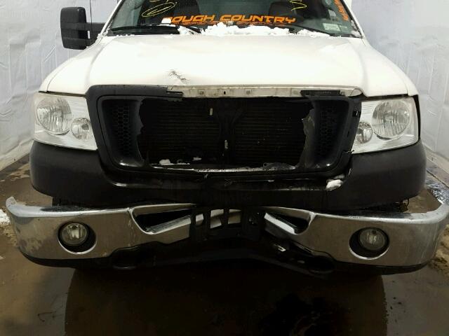 1FTRX14W78KD72619 - 2008 FORD F150 WHITE photo 9