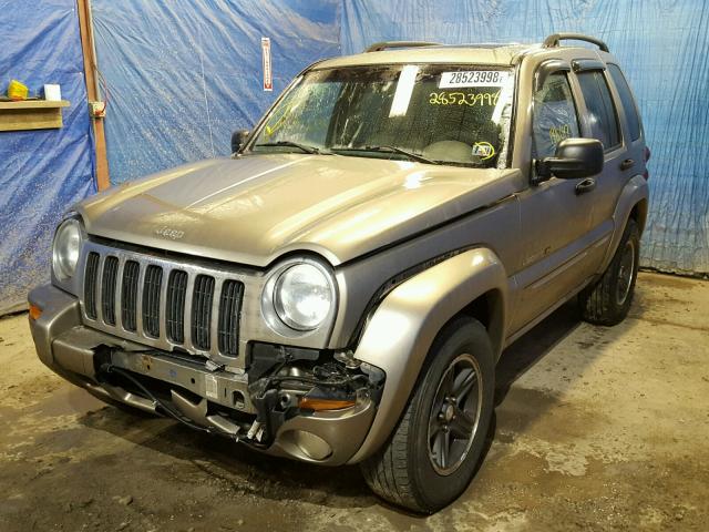 1J4GL58K23W645348 - 2003 JEEP LIBERTY LI GOLD photo 2