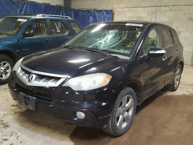 5J8TB18587A020659 - 2007 ACURA RDX TECHNO BLACK photo 2