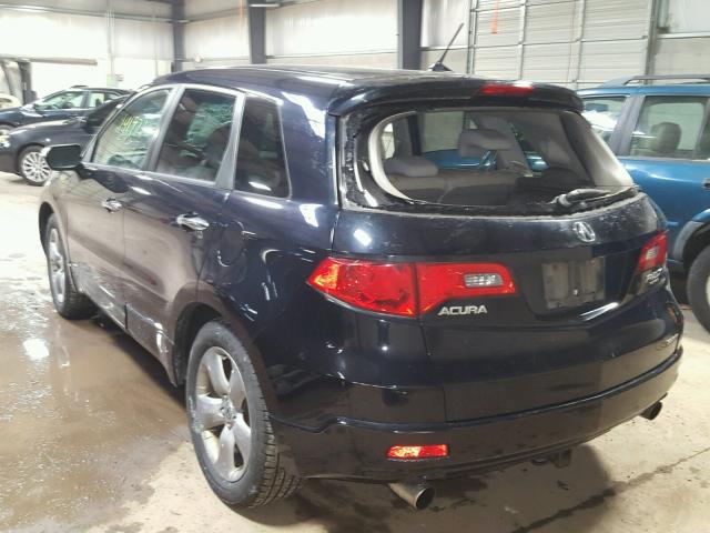 5J8TB18587A020659 - 2007 ACURA RDX TECHNO BLACK photo 3