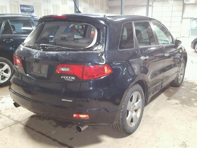 5J8TB18587A020659 - 2007 ACURA RDX TECHNO BLACK photo 4