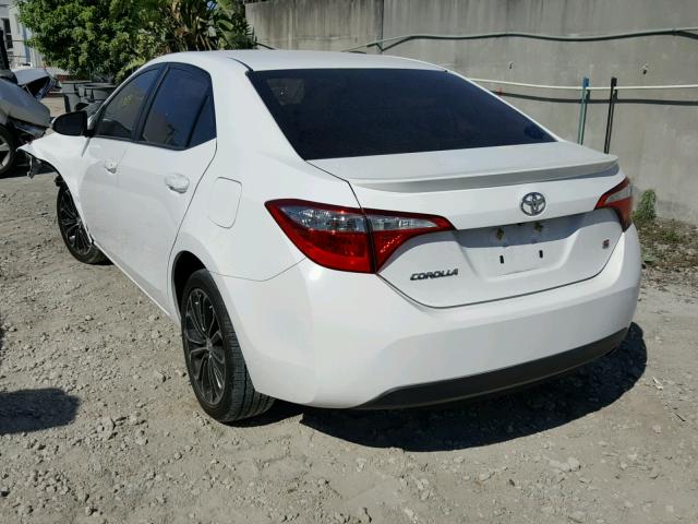 2T1BURHEXGC713666 - 2016 TOYOTA COROLLA L WHITE photo 3