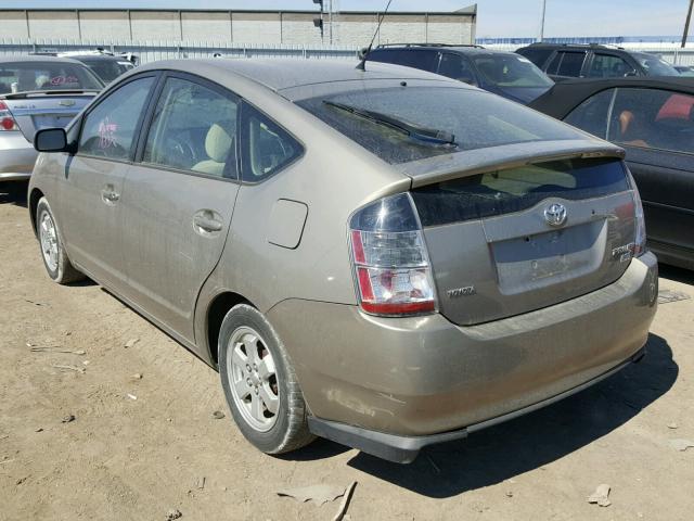 JTDKB20U653045080 - 2005 TOYOTA PRIUS TAN photo 3