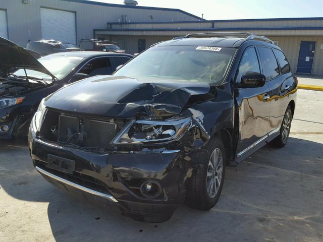 5N1AR2MM4DC620837 - 2013 NISSAN PATHFINDER BLACK photo 2