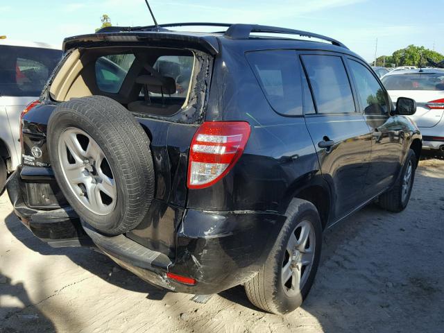 JTMZF4DV5AD027546 - 2010 TOYOTA RAV4 BLACK photo 4