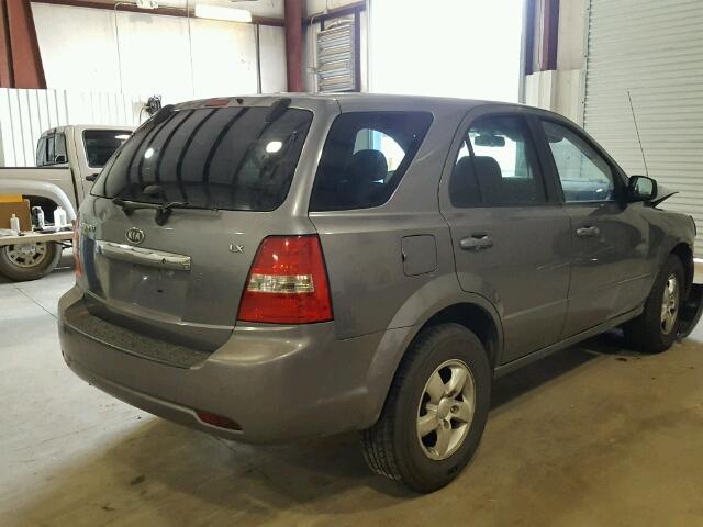 KNDJD735985846912 - 2008 KIA SORENTO EX GRAY photo 4