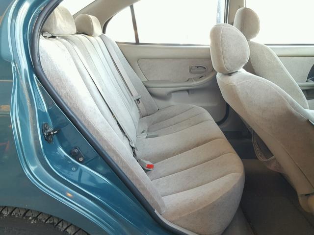 KMHDN46D96U292880 - 2006 HYUNDAI ELANTRA GL TEAL photo 6