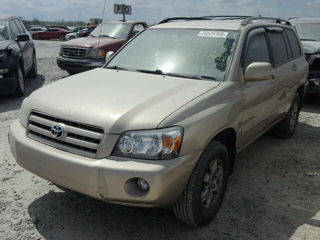 JTEEP21A670230071 - 2007 TOYOTA HIGHLANDER GOLD photo 2