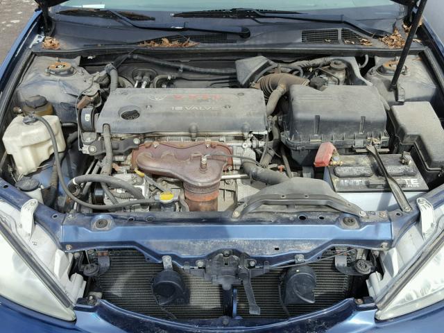 4T1BE32K63U245601 - 2003 TOYOTA CAMRY LE BLUE photo 7