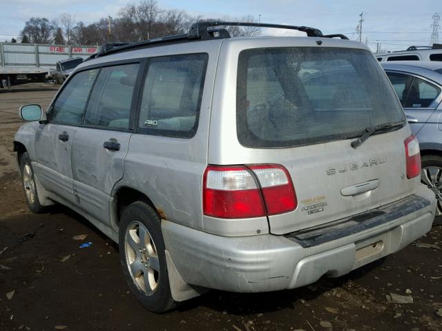 JF1SF65611H737708 - 2001 SUBARU FORESTER S SILVER photo 3