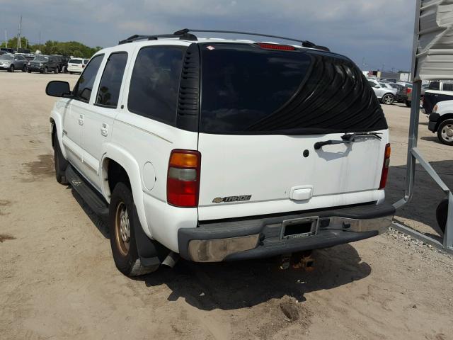 1GNEK13Z43J289597 - 2003 CHEVROLET TAHOE K150 WHITE photo 3