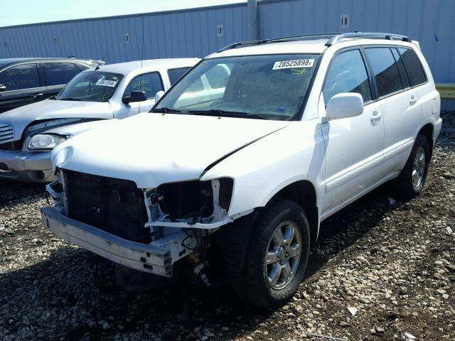 JTEEP21AX70220952 - 2007 TOYOTA HIGHLANDER WHITE photo 2