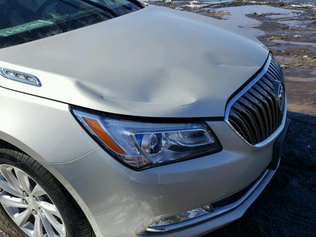 1G4GB5G3XEF101410 - 2014 BUICK LACROSSE TAN photo 9