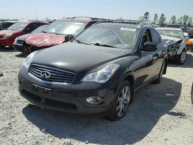 JN1BJ0HP5EM210653 - 2014 INFINITI QX50 BLACK photo 2