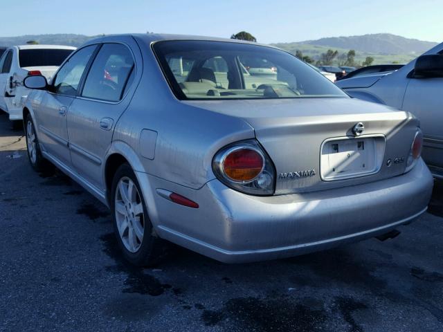 JN1DA31A53T437599 - 2003 NISSAN MAXIMA GLE SILVER photo 3