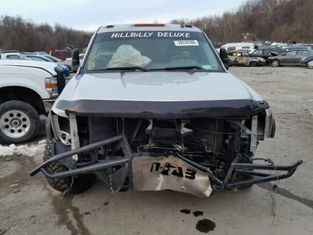 1GCHK44K29F131280 - 2009 CHEVROLET SILVERADO SILVER photo 9