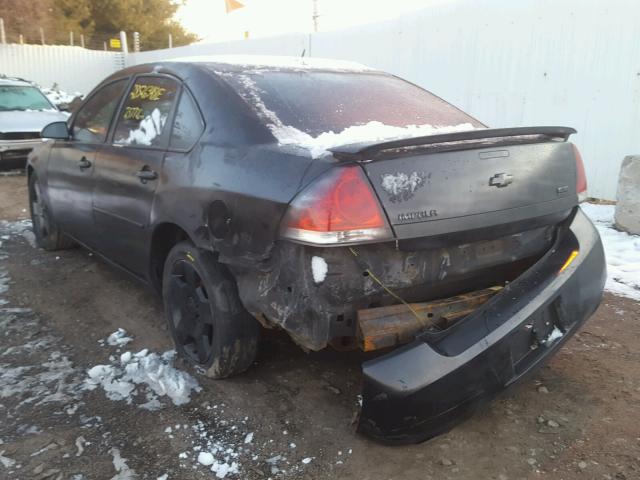 2G1WD58C069156962 - 2006 CHEVROLET IMPALA SUP 黑色 照片 3