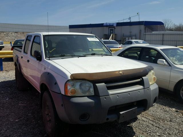 1N6ED27T72C388283 - 2002 NISSAN FRONTIER C WHITE photo 1