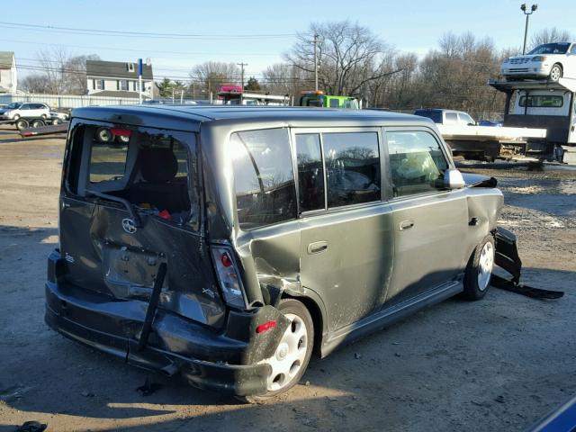 JTLKT324950195383 - 2005 TOYOTA SCION XB GREEN photo 4