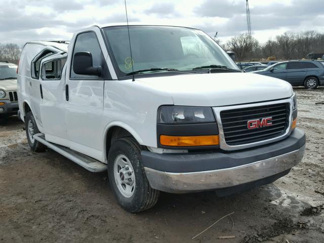 1GTW7FCA1E1916040 - 2014 GMC SAVANA G25 WHITE photo 1