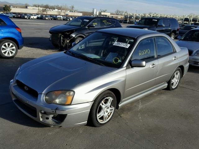 JF1GD66575H500051 - 2005 SUBARU IMPREZA RS SILVER photo 2