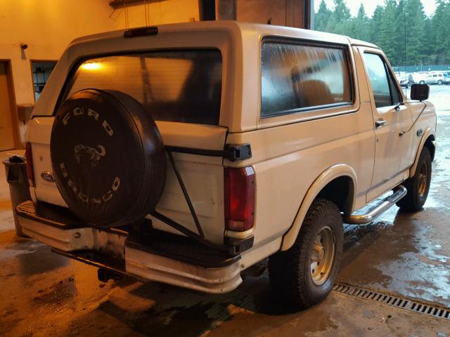 1FMEU15N2RLB43544 - 1994 FORD BRONCO U10 WHITE photo 4