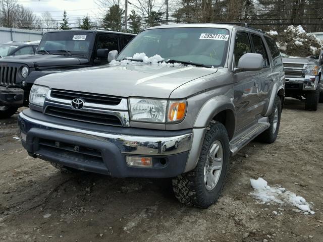 JT3HN86R710330992 - 2001 TOYOTA 4RUNNER SR TAN photo 2