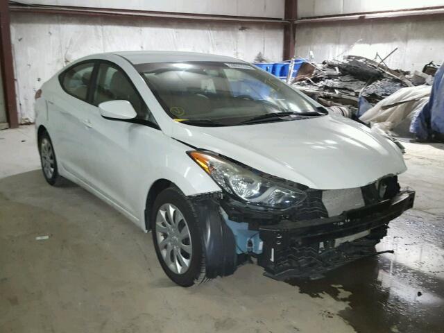 5NPDH4AE2BH036497 - 2011 HYUNDAI ELANTRA GL WHITE photo 1