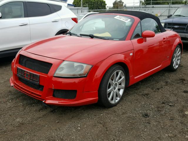 TRUUF28N341016128 - 2004 AUDI TT 3.2 RED photo 2