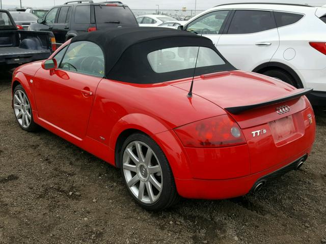 TRUUF28N341016128 - 2004 AUDI TT 3.2 RED photo 3