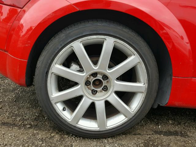 TRUUF28N341016128 - 2004 AUDI TT 3.2 RED photo 9