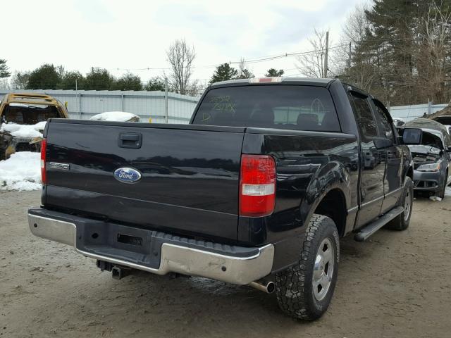 1FTPW14586FA47159 - 2006 FORD F150 SUPER BLACK photo 4