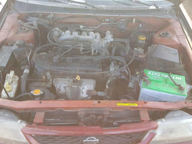 1N4AB41D5WC748974 - 1998 NISSAN SENTRA E MAROON photo 7