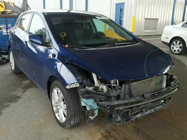 KMHD35LEXDU040559 - 2013 HYUNDAI ELANTRA GT BLUE photo 1