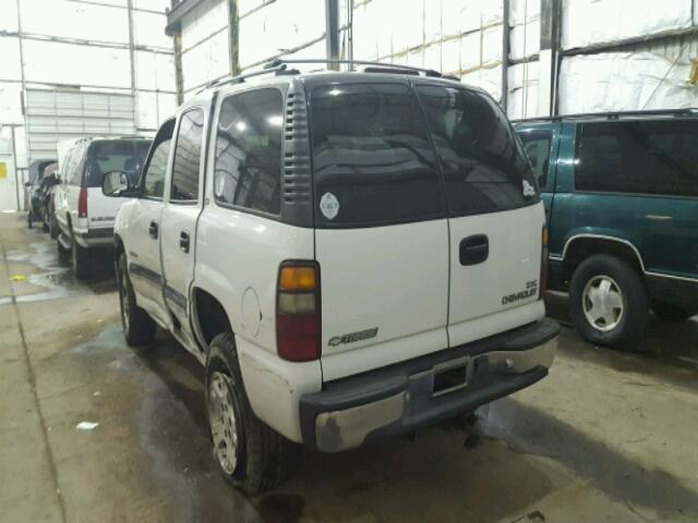 1GNEK13T3YJ179210 - 2000 CHEVROLET TAHOE K150 WHITE photo 3