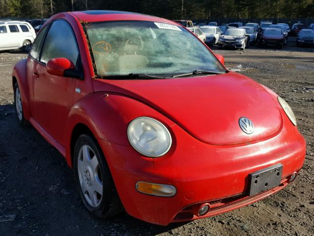 3VWCK21CX1M440833 - 2001 VOLKSWAGEN NEW BEETLE 红色 照片 1